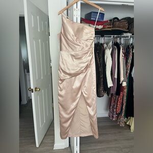 AW bridal one shoulder dress